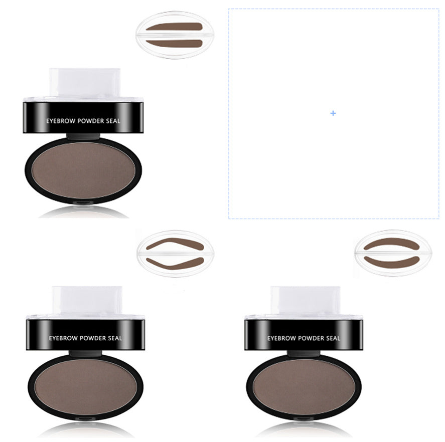 Professional Makeup Waterproof Eye Brow Stamp Lift Eyebrow Enhancers Stencil Kit