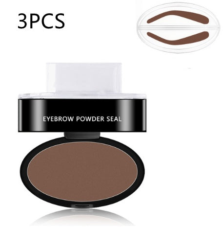 Professional Makeup Waterproof Eye Brow Stamp Lift Eyebrow Enhancers Stencil Kit